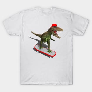 Skateboarding T-Rex T-Shirt